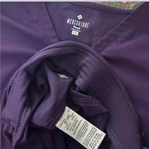 Med Couture Deep Purple Scrub Top